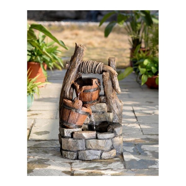 Jeco Tree Trunk & Pots Water Fountain FCL134